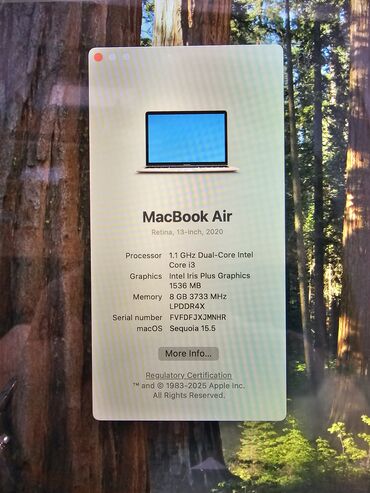 Apple MacBook: İşlənmiş Apple MacBook, 13.3 ", Intel Core i3, 256 GB, Rayonlara çatdırılma, Pulsuz çatdırılma — 4