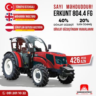 traktor 40: 🔖 ERKUNT 804.4 FG - Aylıq 426 AZN Yüksek servis xidməti Orijinal