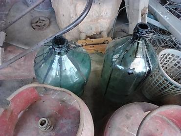 лампо: Большие стеклянные бутыли классической формы с широким горлышком под — 1