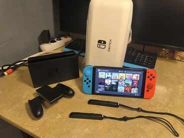 приставка свич: Продаю Nintendo Switch Oled прошитый 64+256гб. В прекрасном состоянии