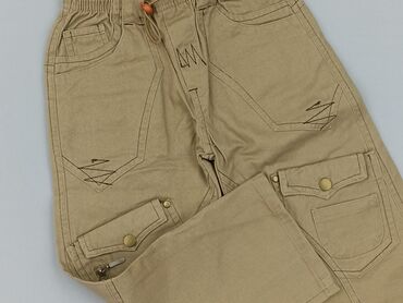 jeans chinos: Spodnie jeansowe, 4-5 lat, 104/110, stan - Idealny