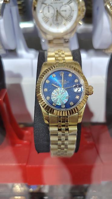 oyster saat: Rolex Oyster Perpetual Datejust – qızılı rəngdə qol saatları - — 7