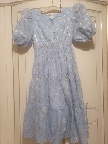 don geyim: Детское платье Zara, цвет - Голубой