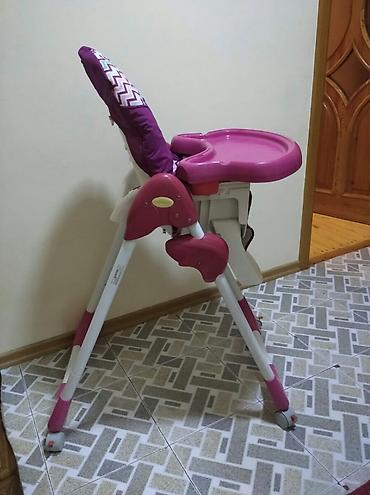 pive seti: Mamalove uşaq yemək stulu - Rəng: bənövşəyi/çəhrayı tonlarda, naxışlı — 6