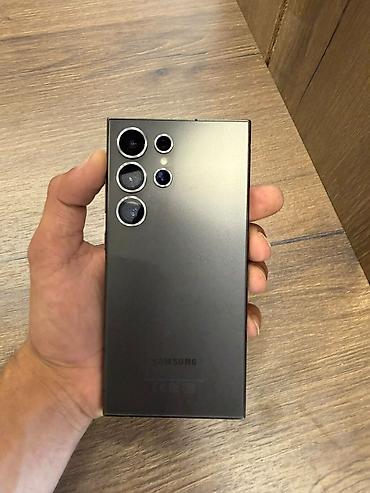 s23 ultra: Samsung Galaxy S24 Ultra, 256 GB, rəng - Boz, Simsiz şarj — 1