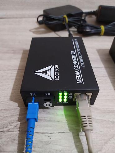конвертер: Медиаконвертер для оптики 10/100Base-TX to 100Base-FX. Тип A — 5