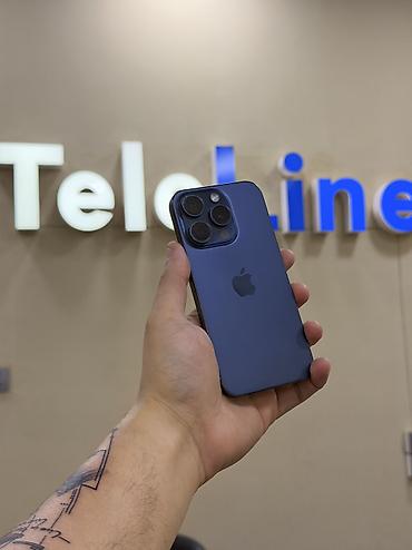IPhone 15 Pro, 256 GB, Blue Titanium, Sənədlərlə, Face ID, Kredit