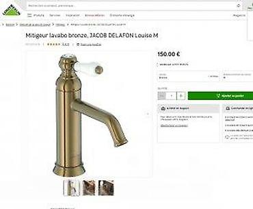 Slavine: Retro slavina za lavabo – Jacob Delafon “Louise”, hrom - Tip — 23