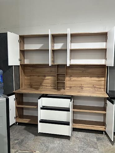 silver kitchen: Кухонный гарнитур, Новый, В рассрочку, ДСП, Бесплатная доставка — 10