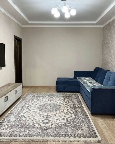1ком квартира боконбаева: 1 комната, 45 м², 106 серия улучшенная, 9 этаж, Евроремонт