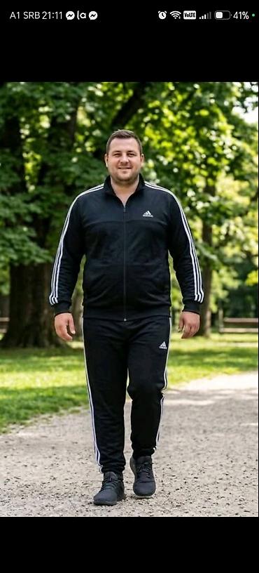 muski donji delovi trenerke: Muški komplet trenerke – gornji deo + donji deo - Model: dvodelna — 4