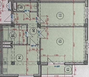 панорамные: 2 комнаты, 84 м², Элитка, 2 этаж, ПСО (под самоотделку) — 7