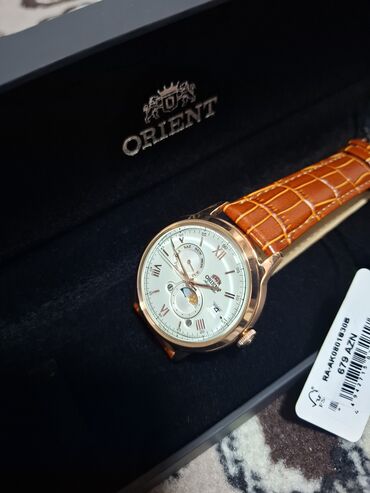 Qol saatları: Yeni, Qol saatı, Orient, rəng - Qızılı — 3