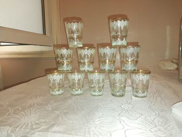 Çay dəstləri və servizlər: Çay dəsti, rəng - Qızılı, Farfor — 9