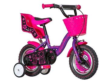 paket 92: Bicikl kids Visitor Liloo 12" 8" V-brake + kontra, za visinu 95–115 — 1