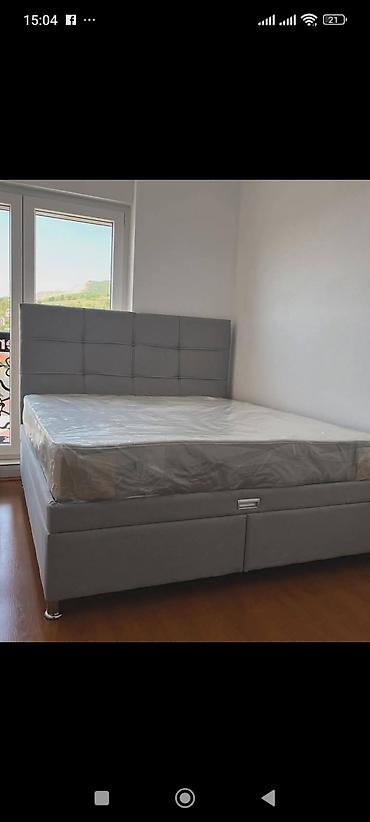Kreveti: Boxspring krevet sa uzglavljem i dušekom - Tip: boxspring sistem — 12