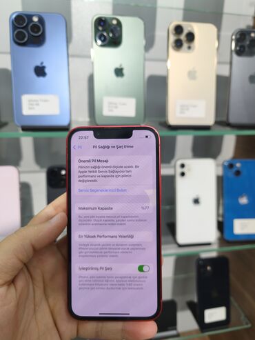 Apple iPhone: IPhone 13 mini, 256 GB, Qırmızı, Face ID — 3