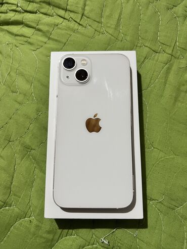 iphone 13 ikinci əl: IPhone 13, 128 GB, Ağ, Face ID