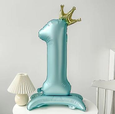 Воздушные шары и принадлежности: Фольгированные шары-цифры для оформления праздника ОПТОМ 50 СОМ В — 21