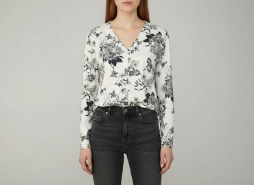 bluzki z długim rękawem tommy hilfiger: Women's blouse, size M