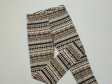 Legginsy: Legginsy XS (EU 34), stan - Dobry, wzór - Print, kolor - Brązowy