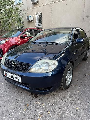Toyota: Toyota Corolla: 2003 г., 1.6 л, Кол менен иштөөчү, Бензин, Седан — 2
