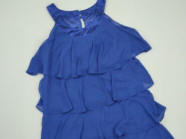 niebieska sukienki wieczorowa: Sukienka, M, stan - Bardzo dobry