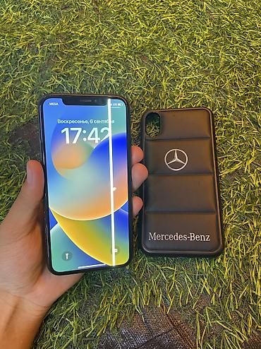 чехлы iphone xr: IPhone X, Б/у, 64 ГБ, Space Gray, Зарядное устройство, Защитное стекло, Чехол, 100 % — 2