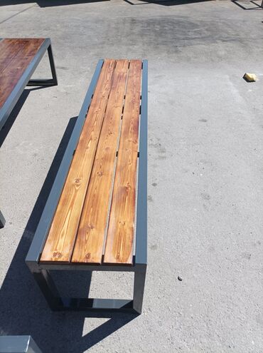 Другая садовая мебель: Скамейка без спинки Скамейка со спинкой Изготовим любой размер и фасон — 6