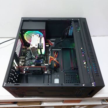 Masaüstü kompüterlər və iş stansiyaları: Oyun üçün Kompüter "RGB Gaming Core i5 3470 GT730 2GB 256GB NVME” ⭐Tək — 16