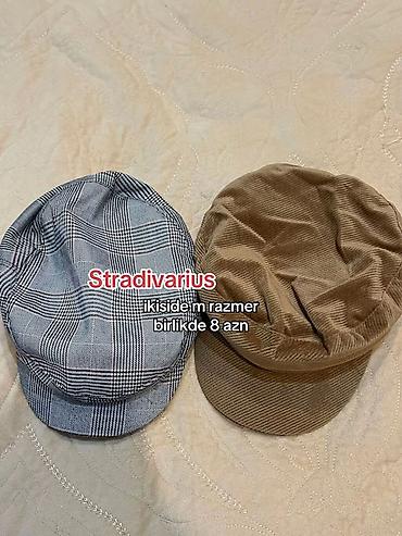 kepka: Stradivarius kepkaları – 2 ədəd - Hər ikisi M razmer - Model — 1