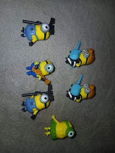 Kinder minions temalı fiqur dəsti set 10man - Ümumi say: 7 ədəd mini