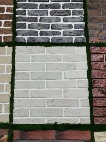 kabancik daslari qiymeti: Dekorativ divar kərpici və fasad panelləri - Material: dekorativ