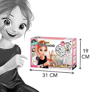 hm velicine: Mega narukvice 101567 Buki – kreativni DIY set za decu 8+ Opis — 6