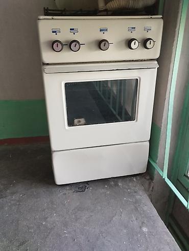 baking oven: Газовая печь, Б/у, Напольная, цвет - Белый, Полная оплата — 2