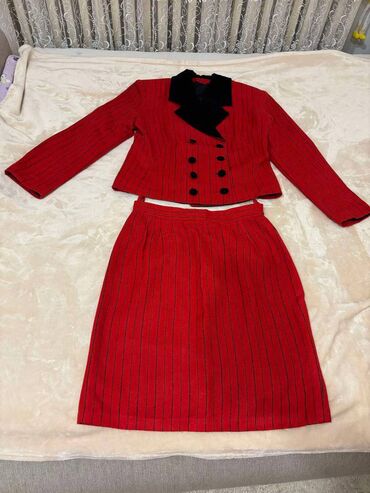 h: M (EU 38), Single-colored, Stripes, color - Red