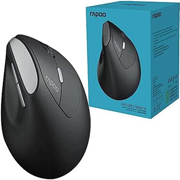 безпроводные мышки: RAPOO MV20 Ergonomic Vertical Wireless Mouse 6 Buttons 800/1200/1600
