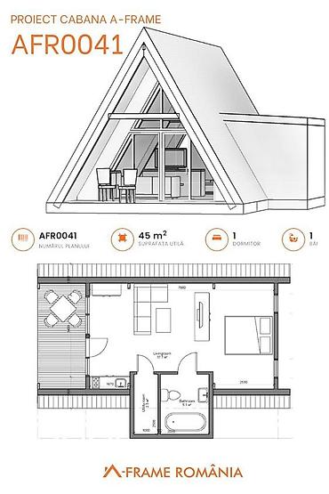 Dizayn, layihə: H&H DOORS A-Frame tipli modul ev/proyekt - Memarlıq: A-formalı — 4