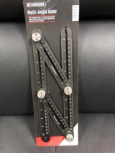 Ostali merni alati: Podesivi šablon – višenamenska uglomer/lenjir (Multi‑Angle Ruler) - — 3
