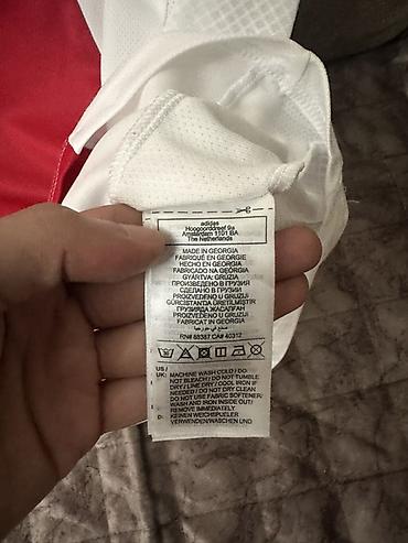 Kişi geyimləri: Futbolka, Adidas, XL, rəng - Qırmızı — 5
