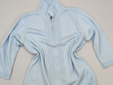 błękitna bluzki: Sweter, 2XL (EU 44), condition - Good