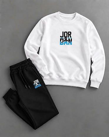 hugo boss sweatshirt: 🔥 MUŠKI KOMPLETI – BELI DUKS + CRNI DONJI DEO 🔥 Moderni i atraktivni — 2