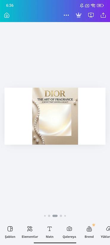 bayraq səkilləri cəkmək: Dior reklam şablonu 10 AZN — 1