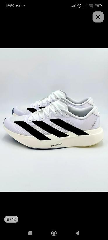 soft shell: Мужские кроссовки, 40, Adidas, Новый, цвет - Белый — 6