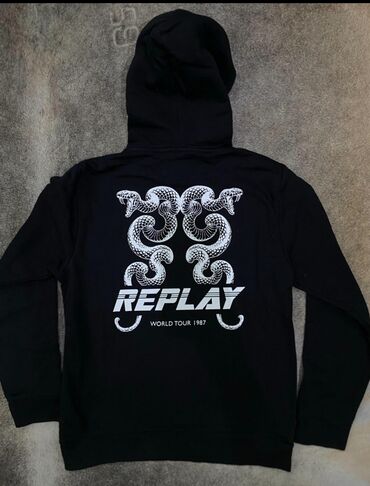 Duksevi: Duks sa kapuljačom Replay - Model: klasični hoodie sa učkurom na — 8