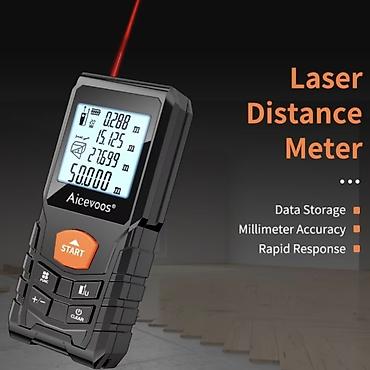 Məsafə ölçənlər, ruletkalar: Yeni Lazer məsafə ölçən, Hesablama funksiyalı, Ödənişli çatdırılma — 5