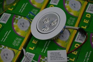 channel: Led rozetna 3x1w 6000k hladno bela svetlost. AKCIJA PROLEĆNA 14% DO — 6