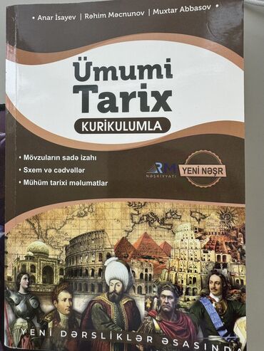 ümumi tarix 11: Rm nesriyyat 2024cu ildi cox az islenib ici temizdir
Umumi Tarix