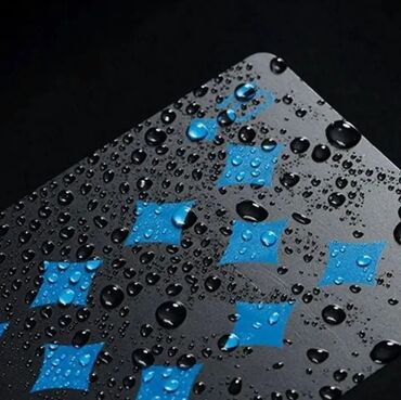 Настольные игры: Карты ♥️♣️♦️♠️игральные🎭неоновые карты 54 шт, синяя рубашка, 100% — 5