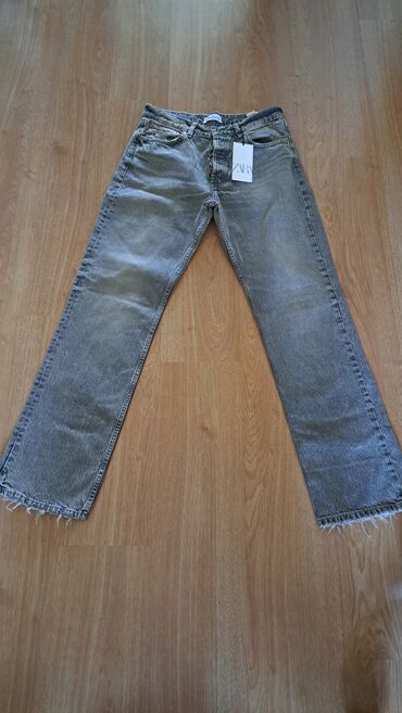 boyfrend cinslər: Джинсы Zara, M (EU 38), цвет - Серый